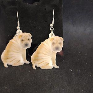 Shar Pei Earrings